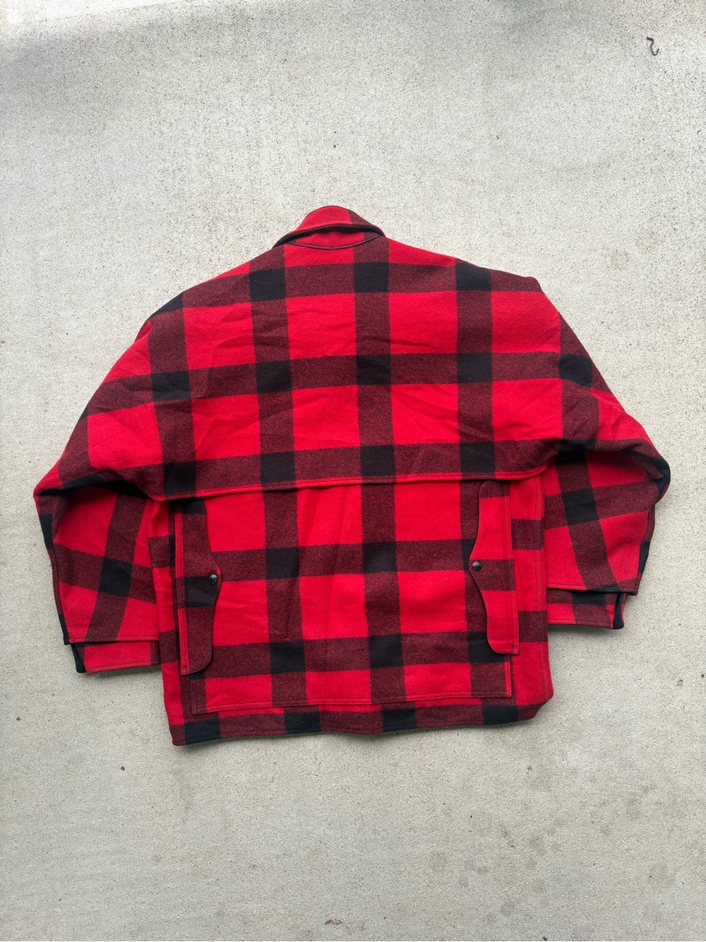 Vintage Filson Double Mackinaw Cruiser Wool Jacket USA Buffalo Plaid Mens XL - Picture 2 of 13